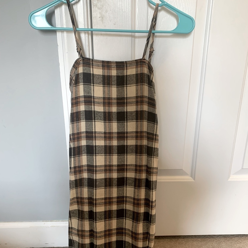 Plaid Mini Dress